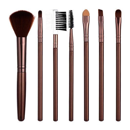 Native Glow 7-Piece Essential Makeup Brush Set – Premium Quality for Flawless Makeup